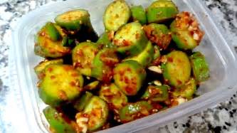 Pickled cucumbers are hugely popular in korean cuisine, so if you're a fan of the food, this dish will be a guaranteed treat for you. Spicy Cucumber Side Dish, Oi Muchim ( 오이무침 만들기) - YouTube