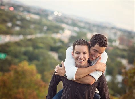 Outdoor Gay Engagement Shoot In Massachusetts Popsugar Love And Sex
