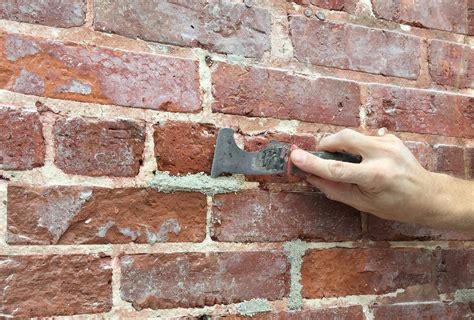 It may take a few scrubbings to remove the cloudy areas caused by the smear. How To: Repoint Historic Mortar | The Craftsman Blog