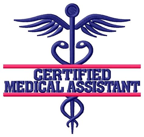 Certified Medical Assistant Embroidery Design Annthegran