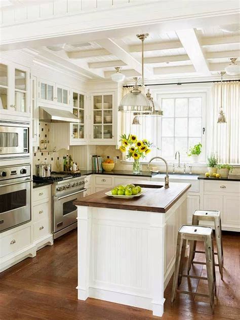 Kitchen coffered ceiling giving your kitchen a much larger feel and cleaner appearance. Kitchen with a Coffered Ceiling-but not the island or ...