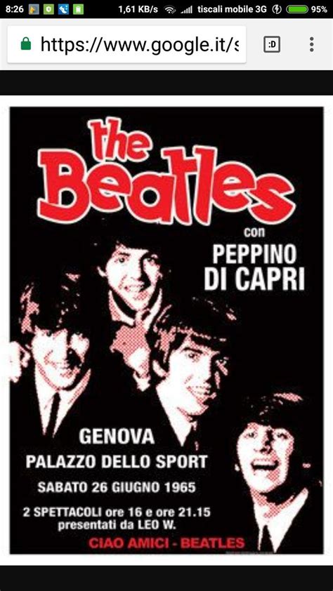 Pin Di Adriano Zaghet Su Locandine Di Concerti Beatles The Beatles