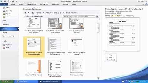 Instantly download resume templates, samples & examples in microsoft word (doc) format. 001 Resume Templates Microsoft Word Maxresdefault Template ...