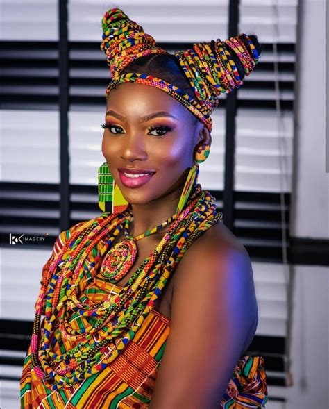 Beautiful African Bridal Looks Of Kente Fashion Style By BkImages - Classic Ghana
