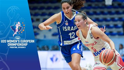 Croatia V Israel Full Game Fiba U20 Womens European Championship Division B 2019 Youtube