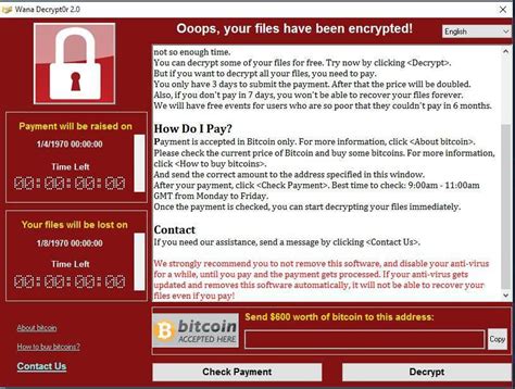 There are so many examples available of wanna cry ransomware attack. Ransomware WannaCry Virus legt weltweit Computer lahm