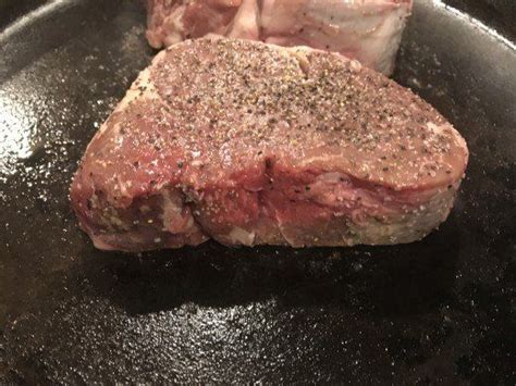 Talk to your butcher about getting a nice cut of meat like a boneless ribeye steak—boneless because the bone can reduce contact with the pan and. How to Cook Steak in a Cast-Iron Skillet | Cast iron ...