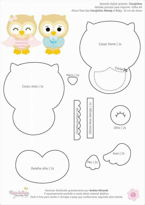 São modelos que podem de são desenhos que poderão te servir muito na aplicação de tarefinhas para as crianças. 20 Desenhos de Corujas: Moldes para Imprimir