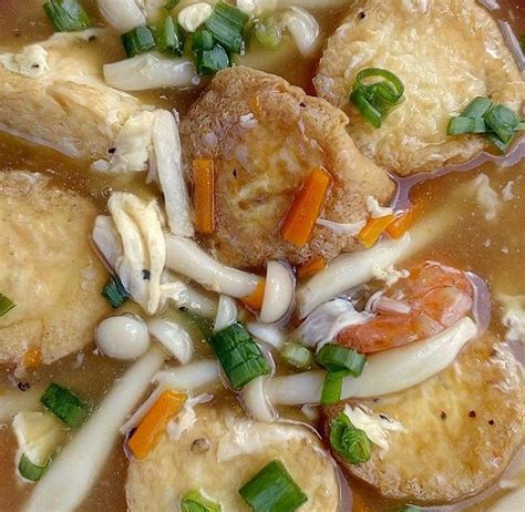 Gorengkan tauhu telur terlebih dahulu. Resepi Sup Tauhu Telur Bahan-Bahan: Tauhu telur - goreng ...