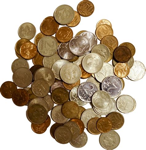 Collection Of Coins Png Pluspng