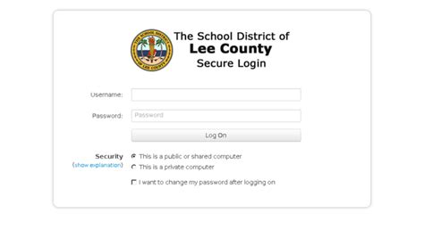Peoplesoft Login Lee County