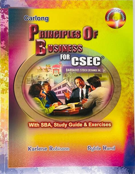 Carlong Principles Of Business For Csec With Sba Study Guides By K Ro