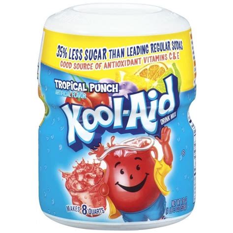 Kool Aid Tropical Punch Drink Mix Tub 538g Authentic Ja Foods