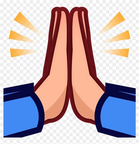 Praying Hands Emoji Prayer High Five Praying Emoji Hd Png Praying The