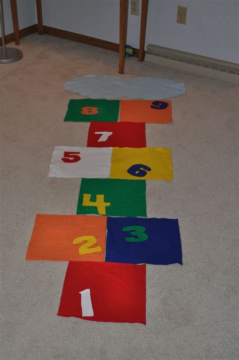 What do you do with all your kids inside that will still give them a chance to move share one of the three would you rather? indoor Hopscotch game | Indoor recess games, Indoor recess ...