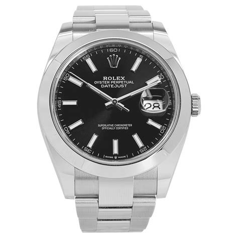 Rolex Oyster Perpetual Datejust 41 Stainless Steel 126300 Black Oyster