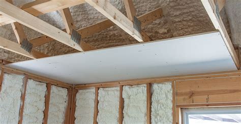 I generally start in a corner and is the glue needed? Hanging Drywall On Ceiling Trusses | Americanwarmoms.org