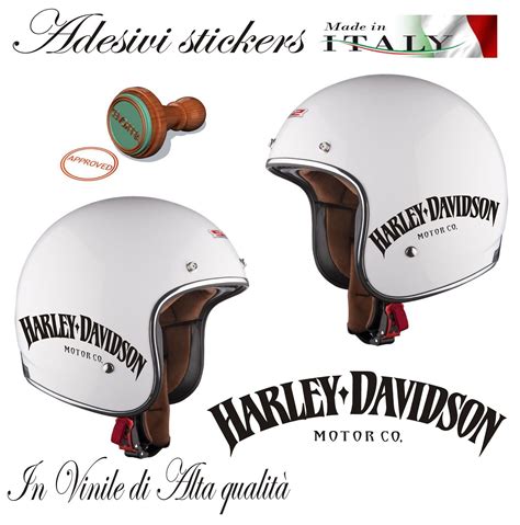 Sticker Decal Harley Davidson Motor Co X Custom Motorcycle Helmet