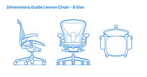 The aeron also comes with a 12 year warranty that ensures that each chair gets the proper maintenance it needs. Aeron Chair - B Size Dimensions & Drawings | Dimensions.Guide