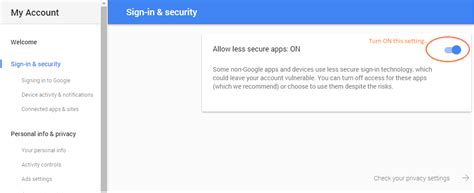 Gmail Allow Less Secure Apps 2020 How To Enable Allow Less Secure