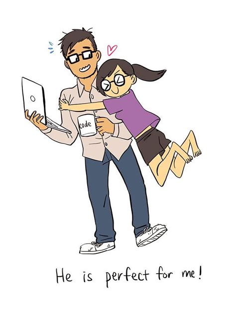Artist Illustrates Her Relationship With ‘it Guy In 13 Adorable Comics