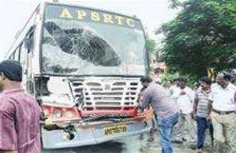 Rtc Bus Catches Fire Passengers Escape Unhurt The New Indian Express