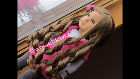 To help with styling, we recommend our hair care kit for dolls, which includes a misting bottle to lightly mist her hair with water. How to curl your american girl dolls hair! - YouTube