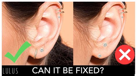 Can You Fix Uneven Piercing Youtube