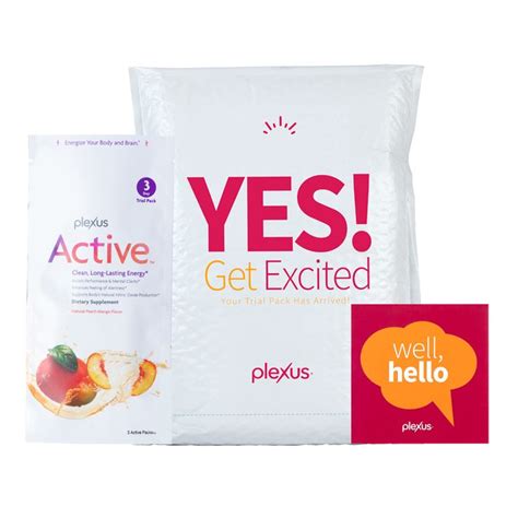 Plexus Active 3 Day Sample Pack ~ Energize Your Body And Brain New