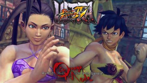 60fps Ibuki Vs Makoto Sexy Omega Mode Ultra Street Fighter Iv Bikini Mod Fight Youtube