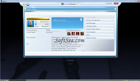 Games For Windows Live Screenshot