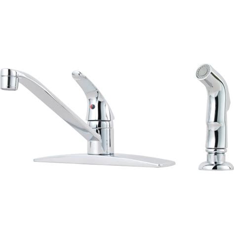 Shop for pfister kitchen faucets in shop kitchen faucets by brand. Pfister Pfirst Kitchen Faucet Chrome Single Handle With ...