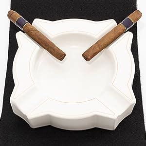 Amazon Rogoz Ceramic Cigar Ashtray For Men Durable Solid Slot