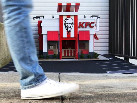 The Smallest Kfc In The World Served Tiny Pieces Of Fried Chicken And
