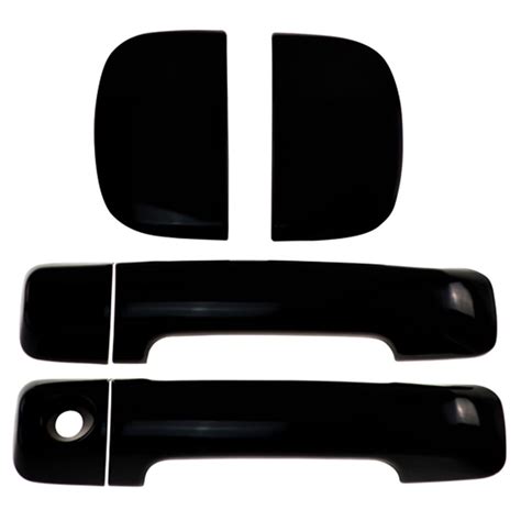 Toyota Tundra (4 door) Door Handle Set (Gloss Black) - Pacific Rim