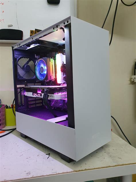 Free Delivery Nzxt H510 White Custom Gaming Pc For All Your