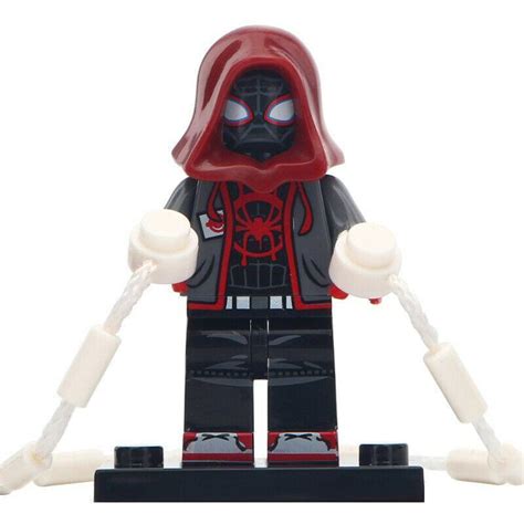 9pcsset Spiderman Spider Verse Minifigure Miles Morales Spider Ham