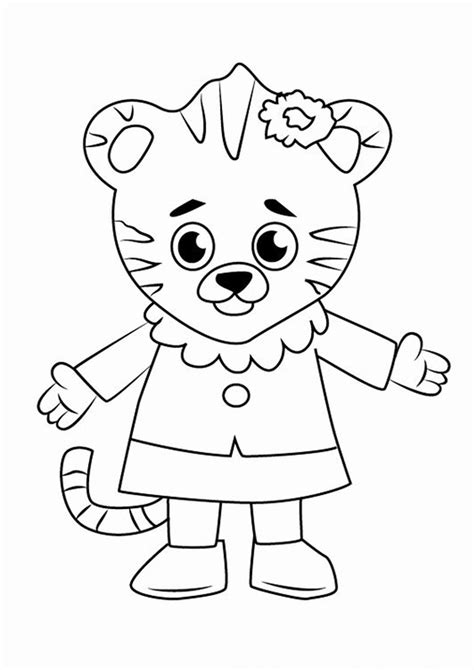 Baby Margaret Daniel Tiger Coloring Pages Coloring Pages