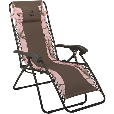 Keten zero gravity chair, patio folding lounge chair recliners, adjustable lawn lounge chair with pillows replacement cords cup holders for backyard poolside beach set of 2(black). Outdoor Expressions RealTree Zero Gravity Relaxer ...