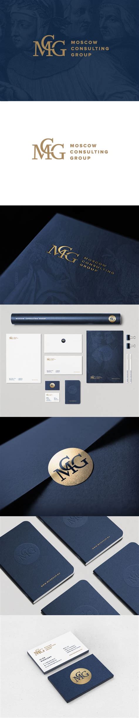 Moscow Consulting Group Identity And Web Design On Behance Identity