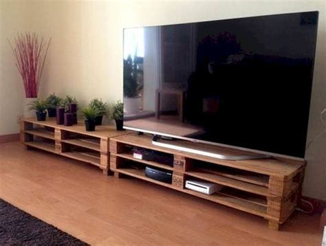 33 Ideas For Pallet TV Stand - 33DECOR | Fabriquer meuble tv, Fabrication meuble, Meuble télé en ...