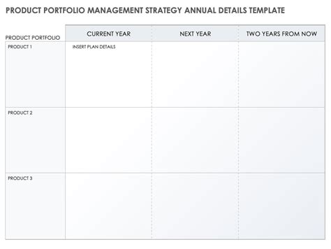 Master Product Portfolio Strategy Smartsheet