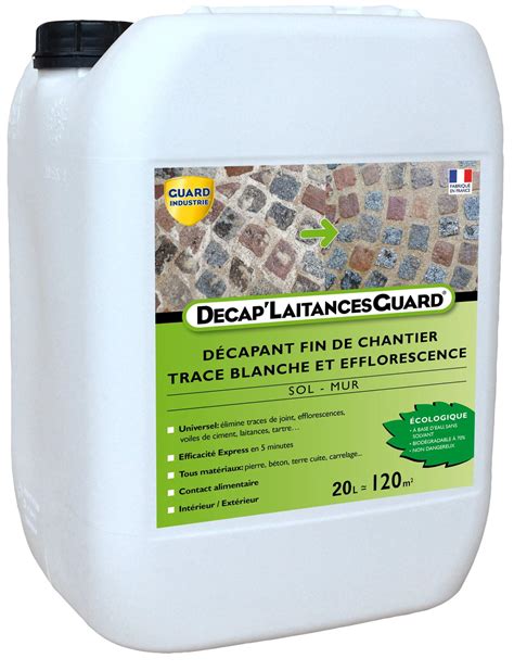 Décapant laitance de ciment liquide Décap Laitances Guard 20L Leroy