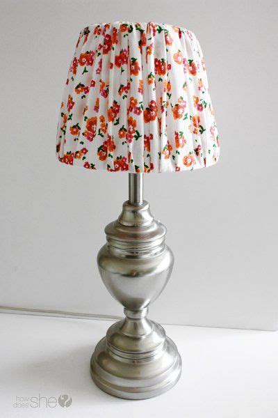 Bright Idea Diy Lampshade Cover Diy Lamp Shade Fabric Lampshade