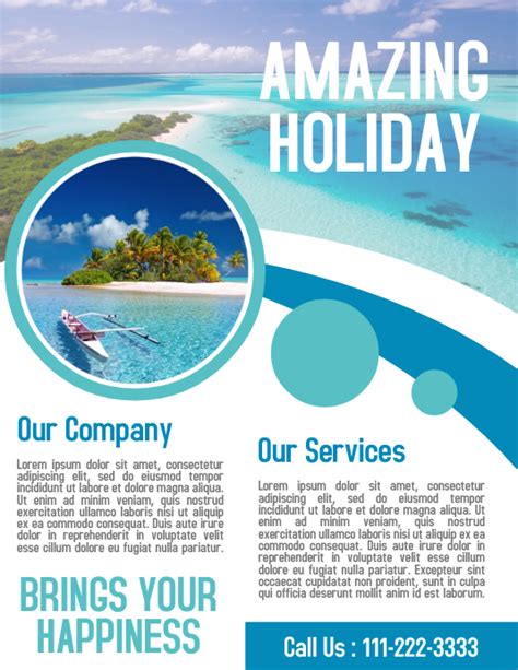 Travel Agency Advertisement Promotion Flyer And Poster Template
