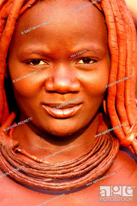 Himba Woman Kaokoland Kunene Region Namibia Stock Photo Picture