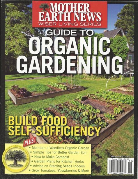 Mother Earth News Magazine Organic Gardening Guide Kitchen Herbs Indoor