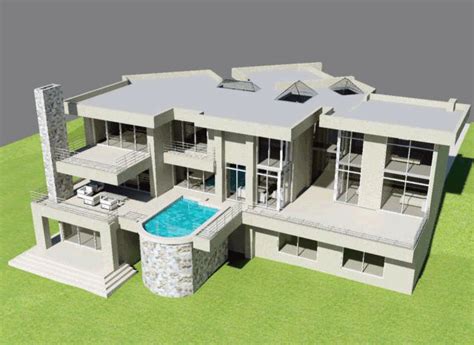 Affordable contemporary models in this collection will prove that it is possible to build a contemporary house on a budget! 3 Story House Plan With 6 Bedrooms | Building Plans ...