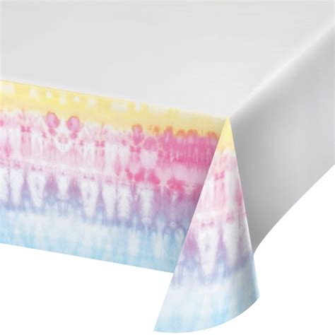 Tie Dye Party Paper Tablecloth Party At Lewis Elegant Party Supplies