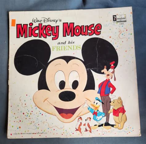 Walt Disney S Mickey Mouse His Friends Disneyland Records Lp